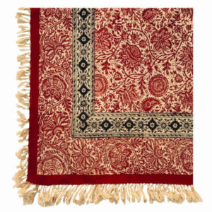 Persian Tablecloth: Isfahan’s Traditional Kalamkari Block Print G391