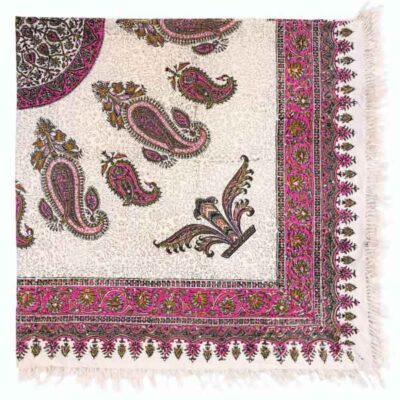 Persian Tablecloth: Isfahan's Traditional Kalamkari Block Print G54