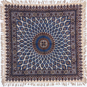 Persian Tablecloth: Isfahan’s Traditional Kalamkari Block Print G127