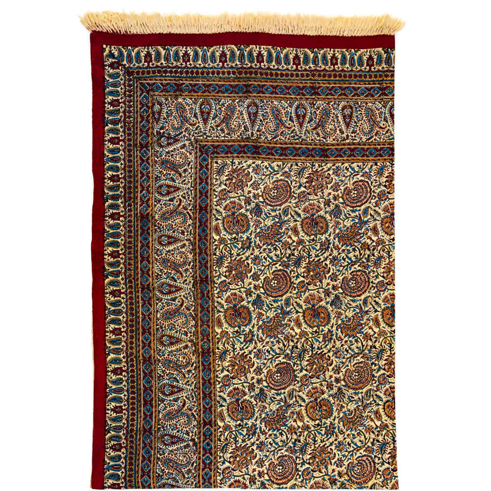 Persian Tablecloth: Isfahan’s Traditional Kalamkari Block Print G284