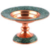 Turquoise Inlaid Persian Candy Dish Model Goharan