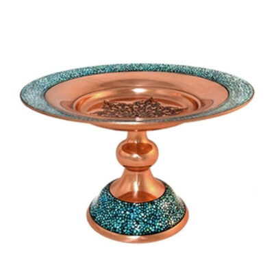 Turquoise Inlaid Persian Candy Dish Model Yaser