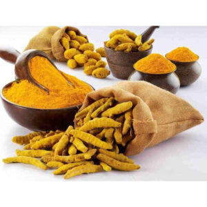 Organic Dried Turmeric Root – 800 grams (Powder & Whole)