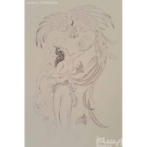 Original Persian Miniature Art Painting: Watercolor – Desire for Love