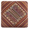Authentic Persian Kilim Ottoman Pouf - Square Red Tribal AP