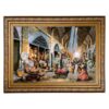 Hand-Knotted Persian Pictorial Rug - Tabriz Coppersmiths Bazaar
