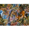 Hand-Knotted Persian Pictorial Rug - Tabriz Hasti Miniature