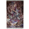 Hand-Knotted Persian Pictorial Rug - Tabriz Sobghahi Miniature