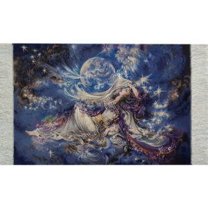 Hand-Knotted Persian Pictorial Rug – Tabriz Forogh Miniature