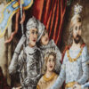 Hand-Knotted Persian Pictorial Rug - Tabriz Coronation Scene