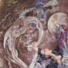 Hand-Knotted Persian Pictorial Rug - Tabriz Sobghahi Miniature