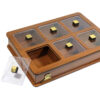 Classic Wooden Tea Bag Organizer Chest – Multi-Storage Design