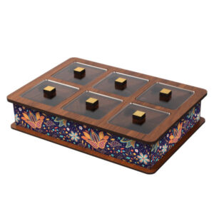 Wooden Tea Bag Organizer Chest – Model 6052