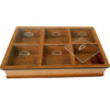 Handcrafted Wooden Tea Organizer Chest – Model 613