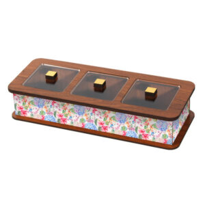 Modern Wooden Tea Storage Chest – Model 7031 Organizer