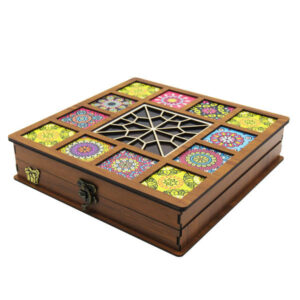 Wooden Tea Storage Chest – LB042 Edition Organizer Box