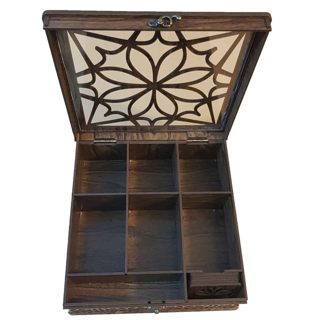 Decorative Wooden Tea Storage Chest – Persian Model CH24