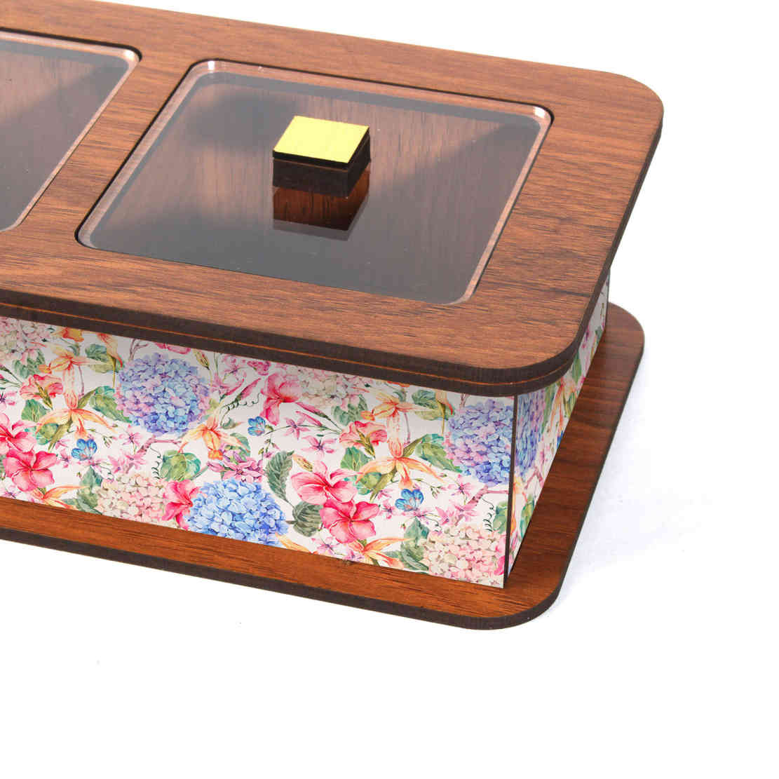 Modern Wooden Tea Storage Chest – Model 7031 Organizer