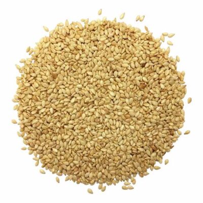 Toasted White Sesame Seeds, Nutty Aromatic Seeds for Tahini, Baking & Cooking, 900g