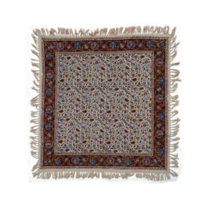 Persian Tablecloth: Isfahan’s Traditional Kalamkari Block Print Floral