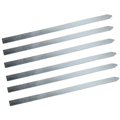 Set of Six Aluminum Skewers (50 cm) for Kabob Koobideh, Adana, Kofta & More