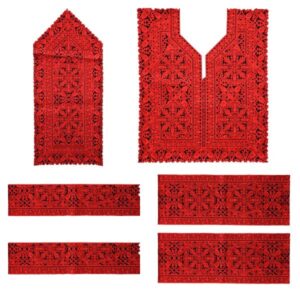 Handmade Balochi Embroidered Dress Panel – Classic Design
