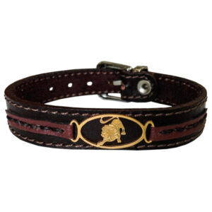 Persian Leather Bracelet for Men and Women – Mordad Symbol