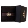 Persian Leather Bracelet for Men and Women - Faravahar Symbol