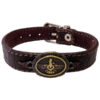 Persian Leather Bracelet for Men and Women - Faravahar Symbol