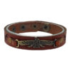 Persian Leather Bracelet for Men and Women - Faravahar