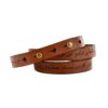 Persian Leather Bracelet for Men and Women - Brown Dariush