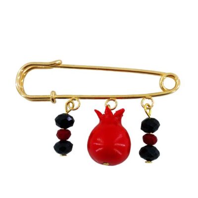 Delbar Steel Safety Pin Brooch – Minimalist Design