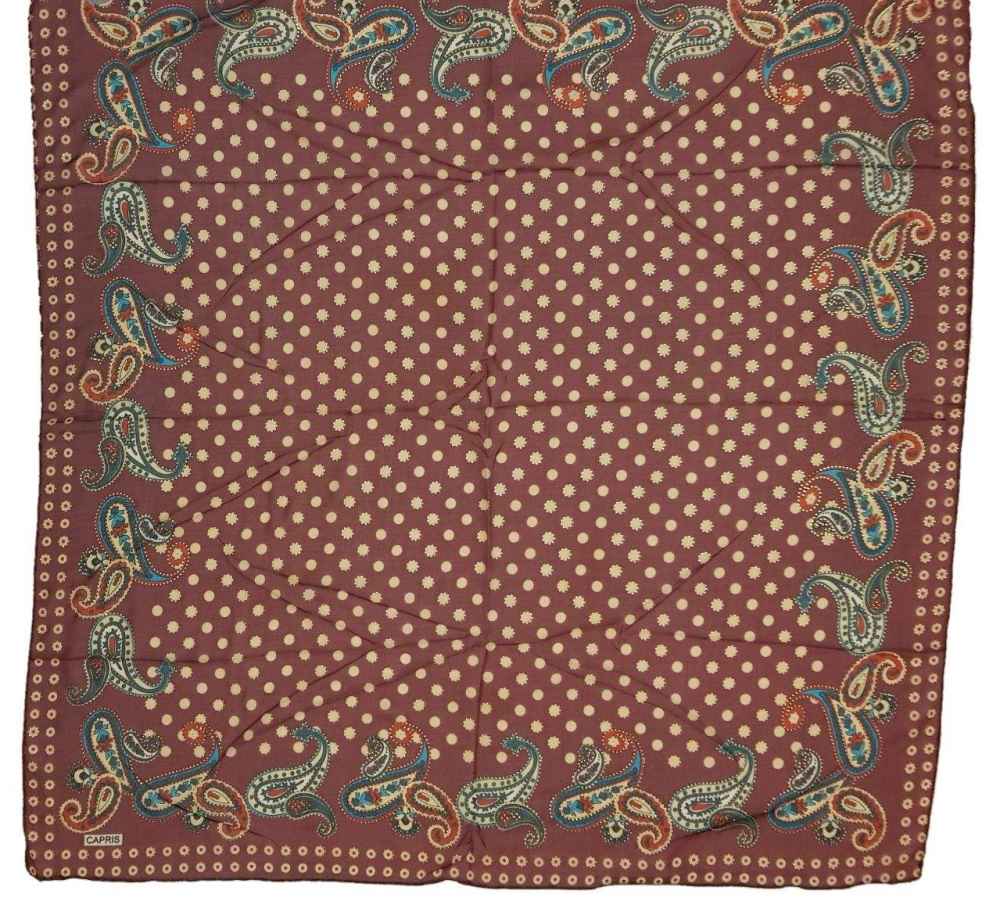 Silk Scarf for Women – Luxe Paisley Print, Vibrant Termeh Design