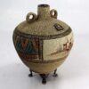 Handcrafted Decorative Persian Pottery Vase with an Ancient Art Motif, Perfect for Displaying Single Stems