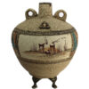 Handcrafted Decorative Persian Pottery Vase with an Ancient Art Motif, Perfect for Displaying Single Stems