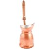 Traditional Copper Cezve - Hammered Turkish Coffee Pot, Mesaleen Model