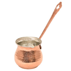 Copper Turkish Coffee Pot – Traditional Hammered Cezve, B3 Model