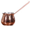 Classic Copper Cezve - Hammered Turkish Coffee Pot, ZH65 Model