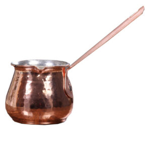 Classic Copper Cezve – Hammered Turkish Coffee Pot, ZH65 Model
