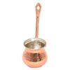 Copper Turkish Coffee Pot - Traditional Hammered Cezve, B3 Model