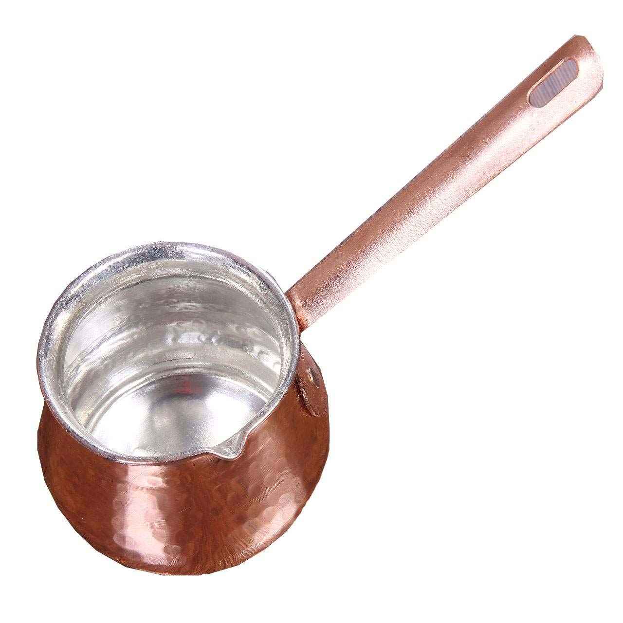 Classic Copper Cezve – Hammered Turkish Coffee Pot, ZH65 Model