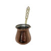 Handcrafted Copper Ibrik - Traditional Turkish Coffee Pot, S2 Model