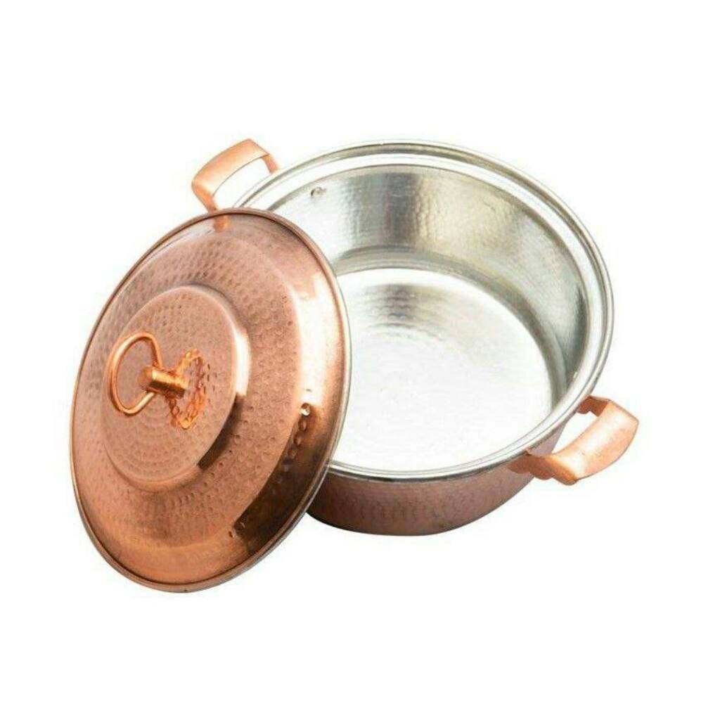 Persian Copper Cooking Pot – Traditional Artisan Style, Model 014