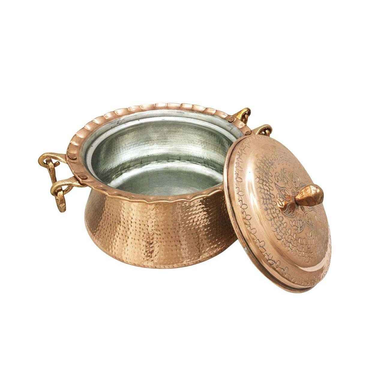 Persian Copper Cooking Pot – Traditional Artisan Style, Model 02