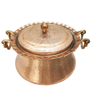 Persian Copper Cooking Pot – Traditional Artisan Style, Model 02