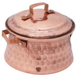 Persian Copper Cooking Pot – Traditional Hammered Artisan Style S3
