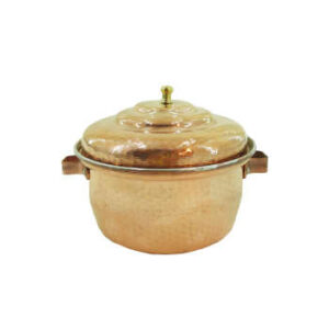 Persian Copper Cooking Pot – Traditional Hammered Artisan Style 01