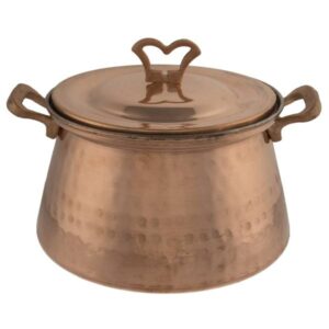 Persian Copper Cooking Pot – Traditional Artisan Style, Model Azin