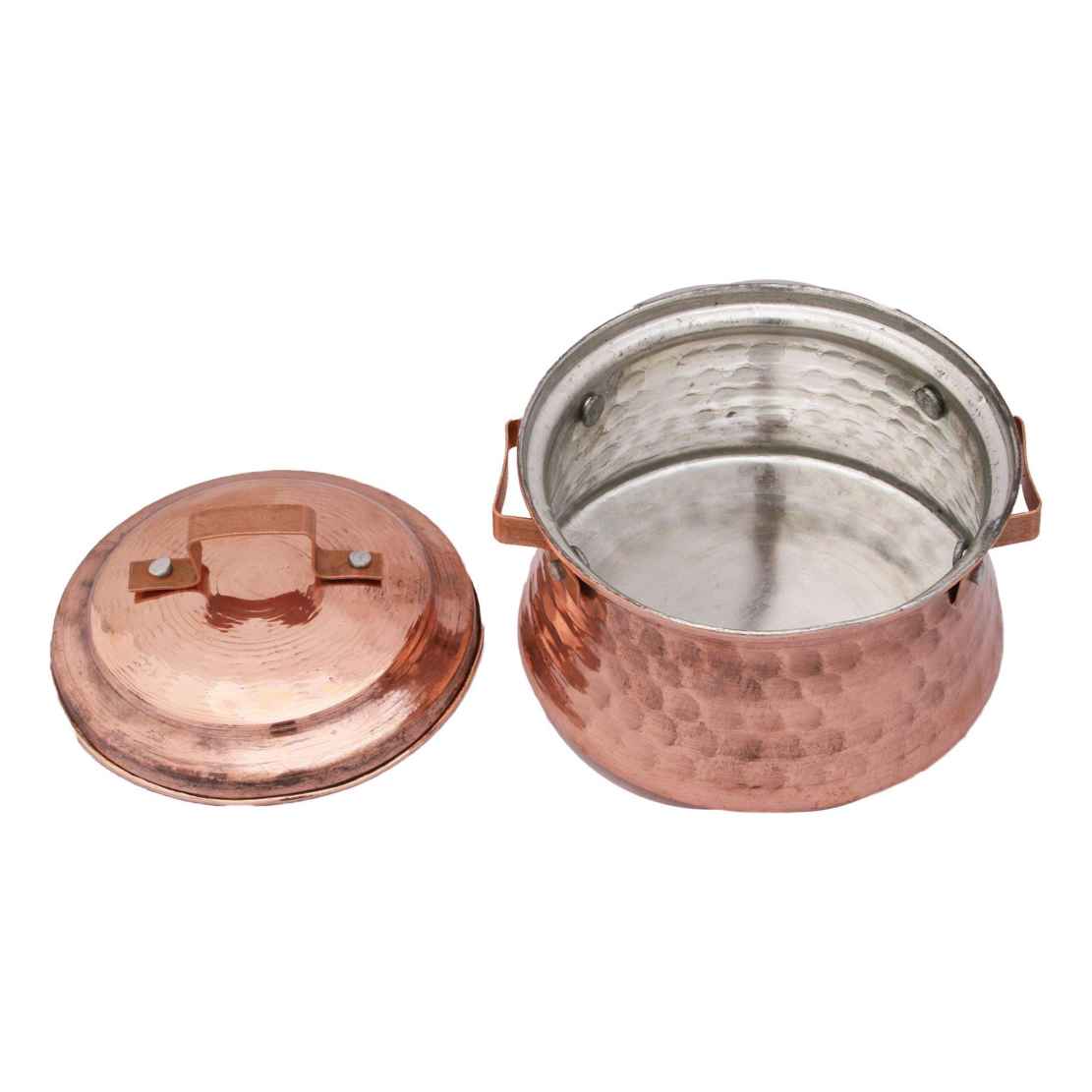 Persian Copper Cooking Pot – Traditional Hammered Artisan Style S3