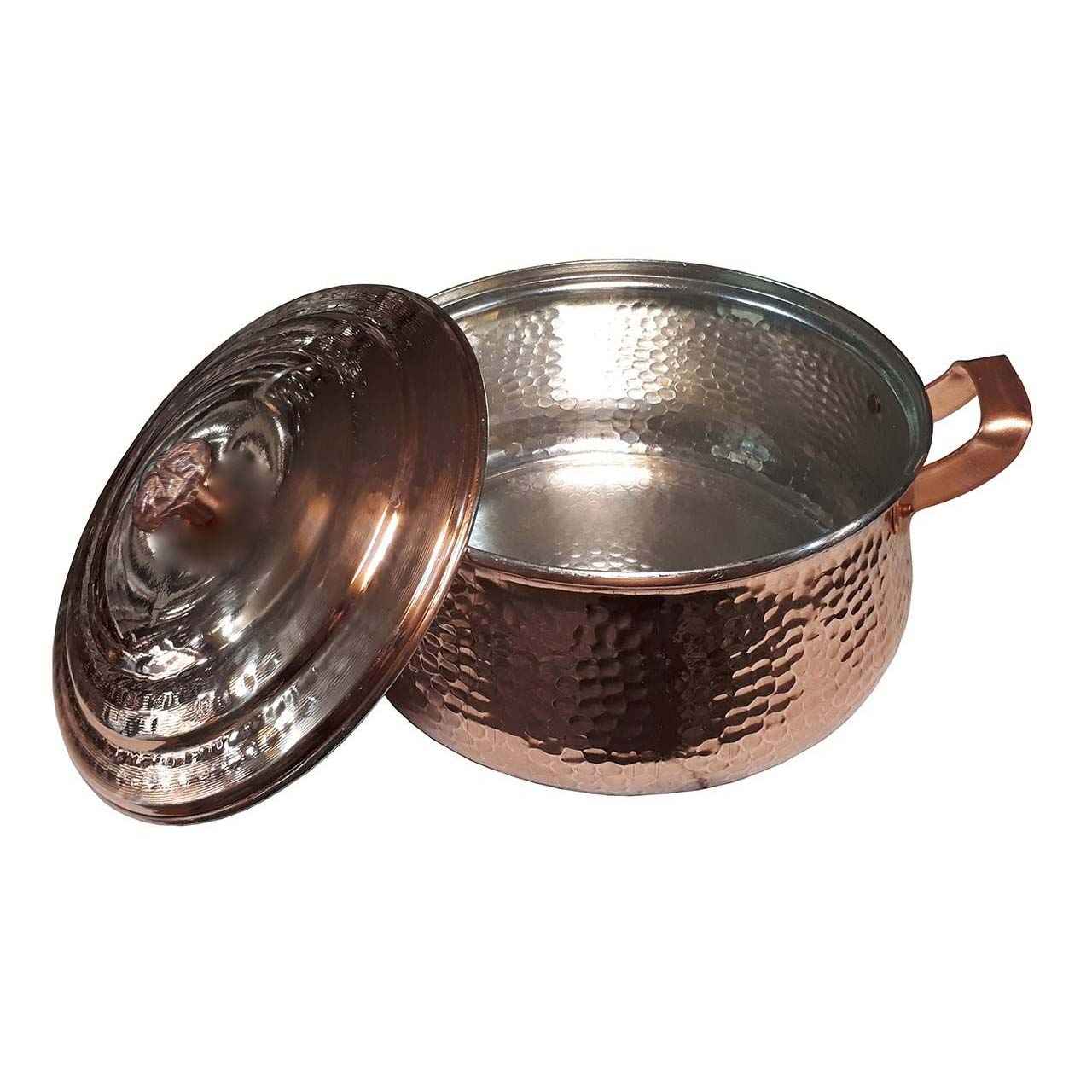 Persian Copper Cooking Pot – Traditional Artisan Style, Model Tiyanche